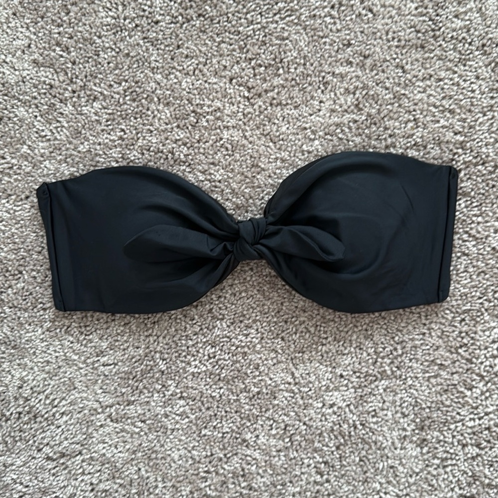 Aerie Chic Black Strapless Swim Bandeau